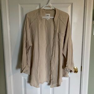 Aerie Pool to Party Coverup - Oatmeal